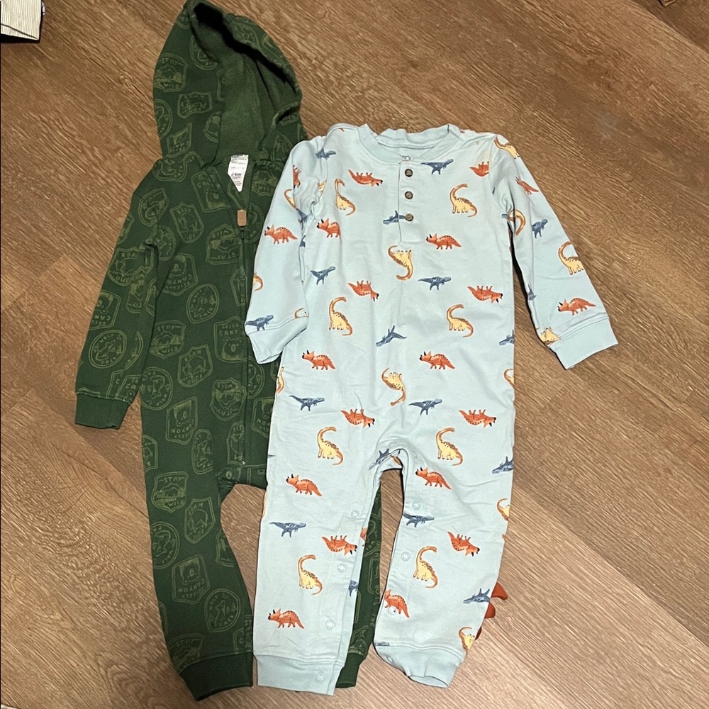 Carter's Green Baby Romper